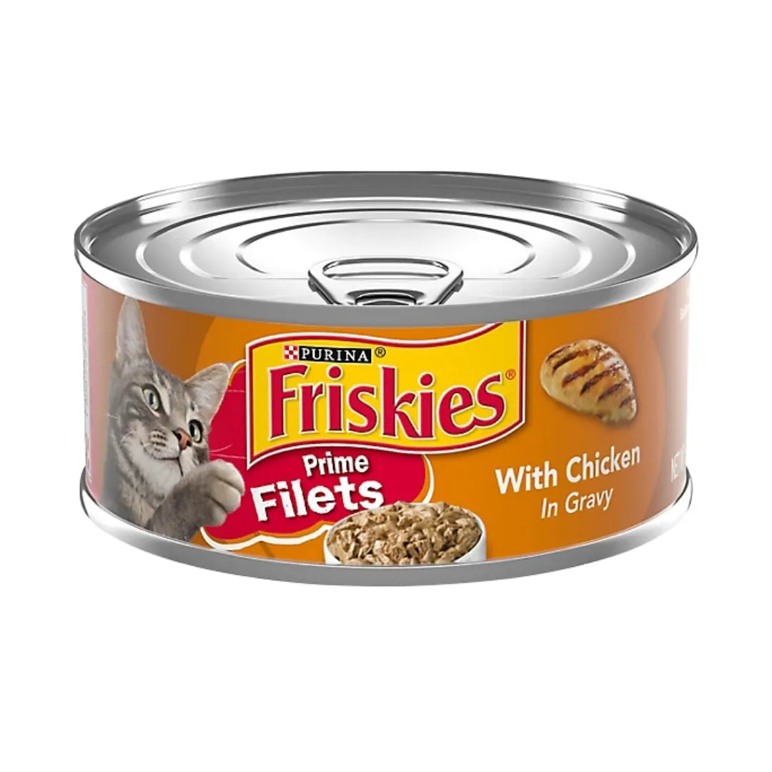 Purrfect Pet Kingdom - Purina Friskies Prime Filets Chicken Savory Gravy Wet Food - Non-Prescription Cat Food
