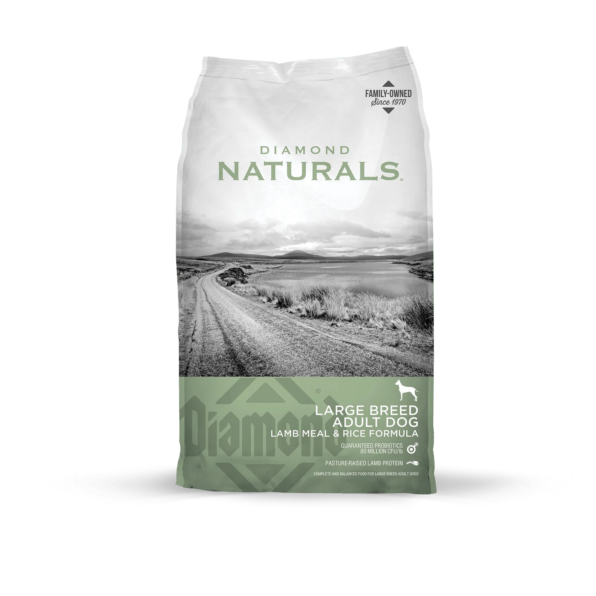 Purrfect Pet Kingdom - Purrfect Pet Kingdom  Diamond Natural Adult Large Breed Lamb and Rice Dry Dog Food (40lb) - Food