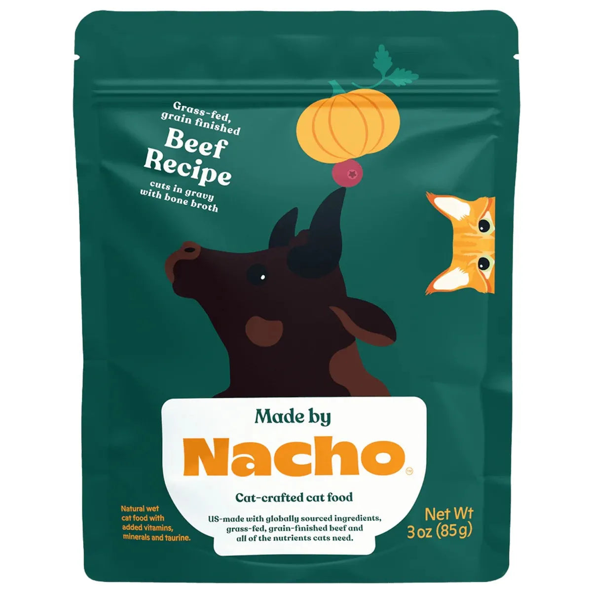 Purrfect Pet Kingdom - Purrfect Pet Kingdom  Made By Nacho Beef In Gravy Cuts Cat Food (3oz) - Food