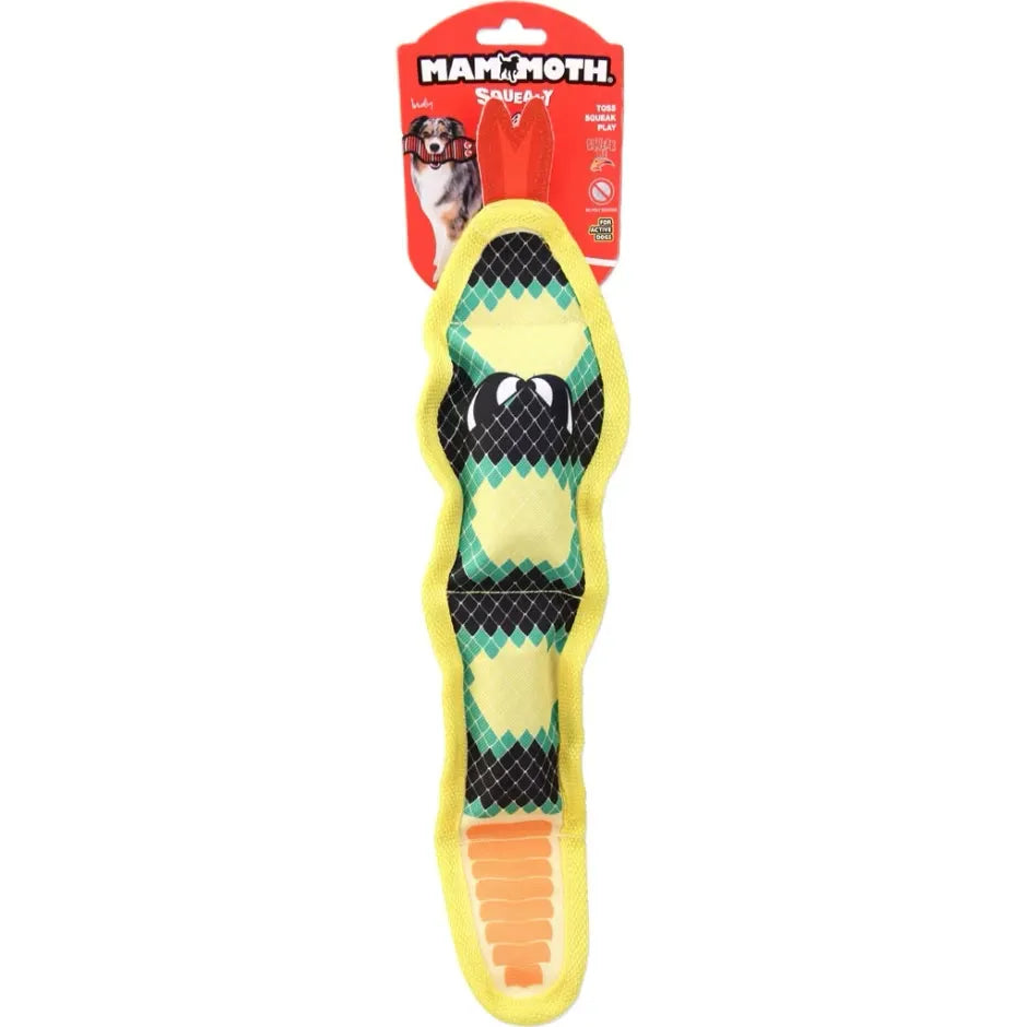 Purrfect Pet Kingdom - Purrfect Pet Kingdom   Mammoth Squeaky Snake Rope Dog Toy - Toys