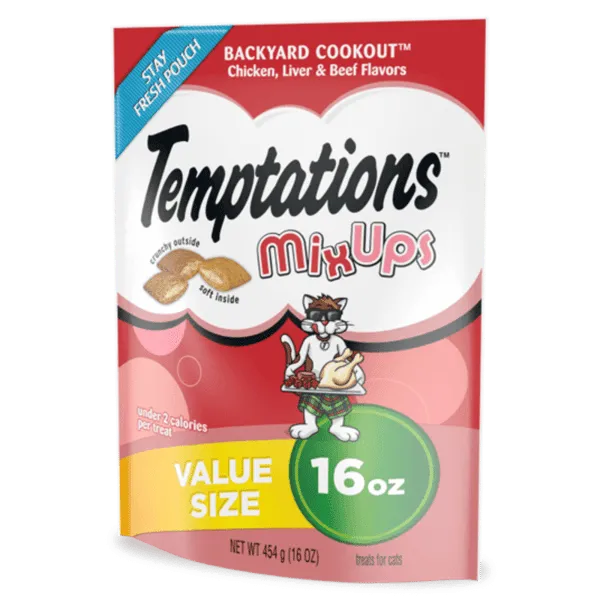 Purrfect Pet Kingdom - Purrfect Pet Kingdom  Temptations Mixups Backyard Cookout Cat Treats - Treats
