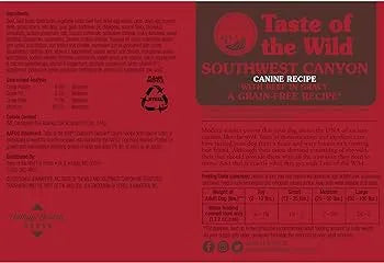 Purrfect Pet Kingdom - Purrfect Pet KingdomTaste of the Wild Adult Southwest Canyon Boar Canine Food (13.2oz) - Food