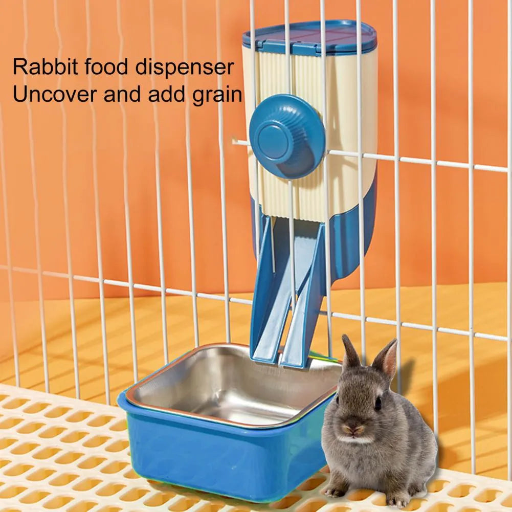 Purrfect Pet Kingdom - Rabbit Bowl Pet Feeding Kit Feeder - 0