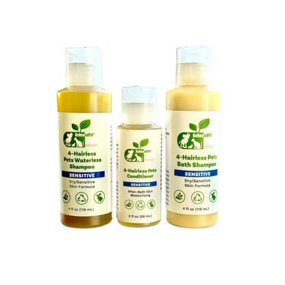 Purrfect Pet Kingdom® - ReNewedPet Organic Sensitive Skin Shampoo Grooming Kit Set - Shampoo