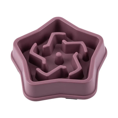 Purrfect Pet Kingdom® - Rough Plastic Pet At The Bottom To Avoid Choking Slow - Slow Feeder Bowls