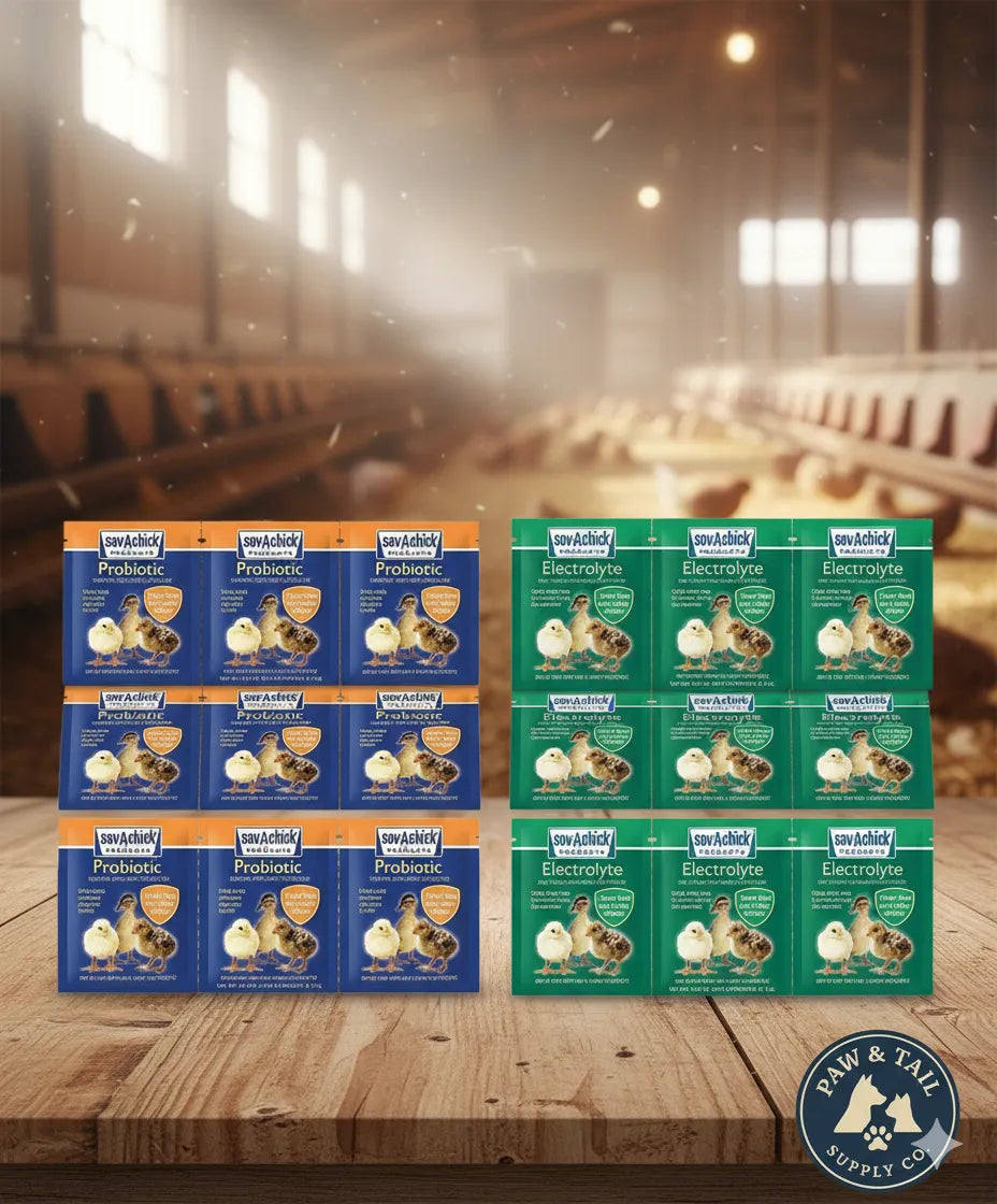 Purrfect Pet Kingdom - Sav-A-Chick 18PK Bundle Electrolyte Vitamin & Probiotic Poultry Health Packets - Bird Health