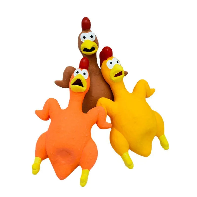 Purrfect Pet Kingdom® - Screaming Chicken Vent Bite-resistant Dog Sound Toy - Dog Toys