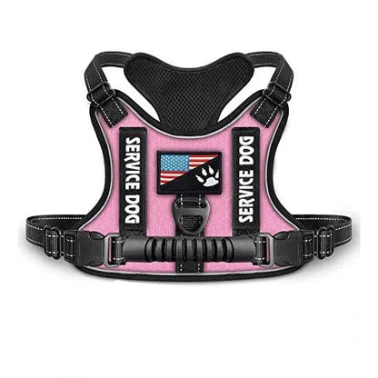 Purrfect Pet Kingdom® - Shock Absorption Comfortable Night Vision Reflective Pet - Dog Harness