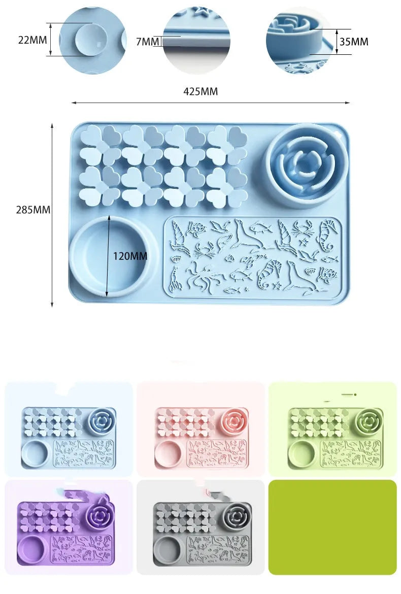 Purrfect Pet Kingdom® - Silicone Food Grade Dog Bowl - Bowls