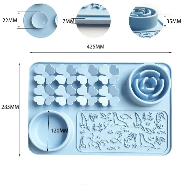 Purrfect Pet Kingdom® - Silicone Food Grade Dog Bowl - Bowls