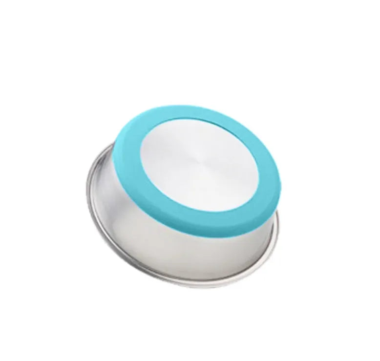 Purrfect Pet Kingdom® - Silicone Pet Bowl Stainless Steel Dog Bowl Dog Food Bowl - Bowls