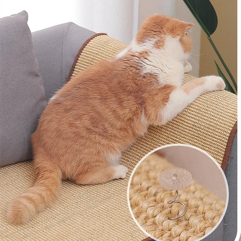 Purrfect Pet Kingdom® - Sisal Mat Cat Scratch Board Wear Resistant No Dandruff - Cat Scratchers