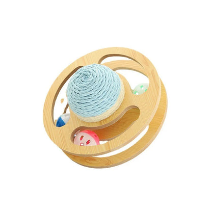 Purrfect Pet Kingdom® - Sisal Rope Cat Scratcher Ball Toys Interactive Scratching - Cat Toys