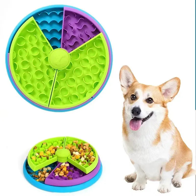 Purrfect Pet Kingdom® - Slow Food Bowl Anti Choking Cat Bowl Dog Basin Puzzle Feeder - Slow Feeder Bowls