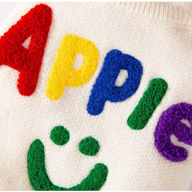 Purrfect Pet Kingdom® - Small Dog Sweaters Knitted Pet Warm Colorful Letter - Pet Sweaters