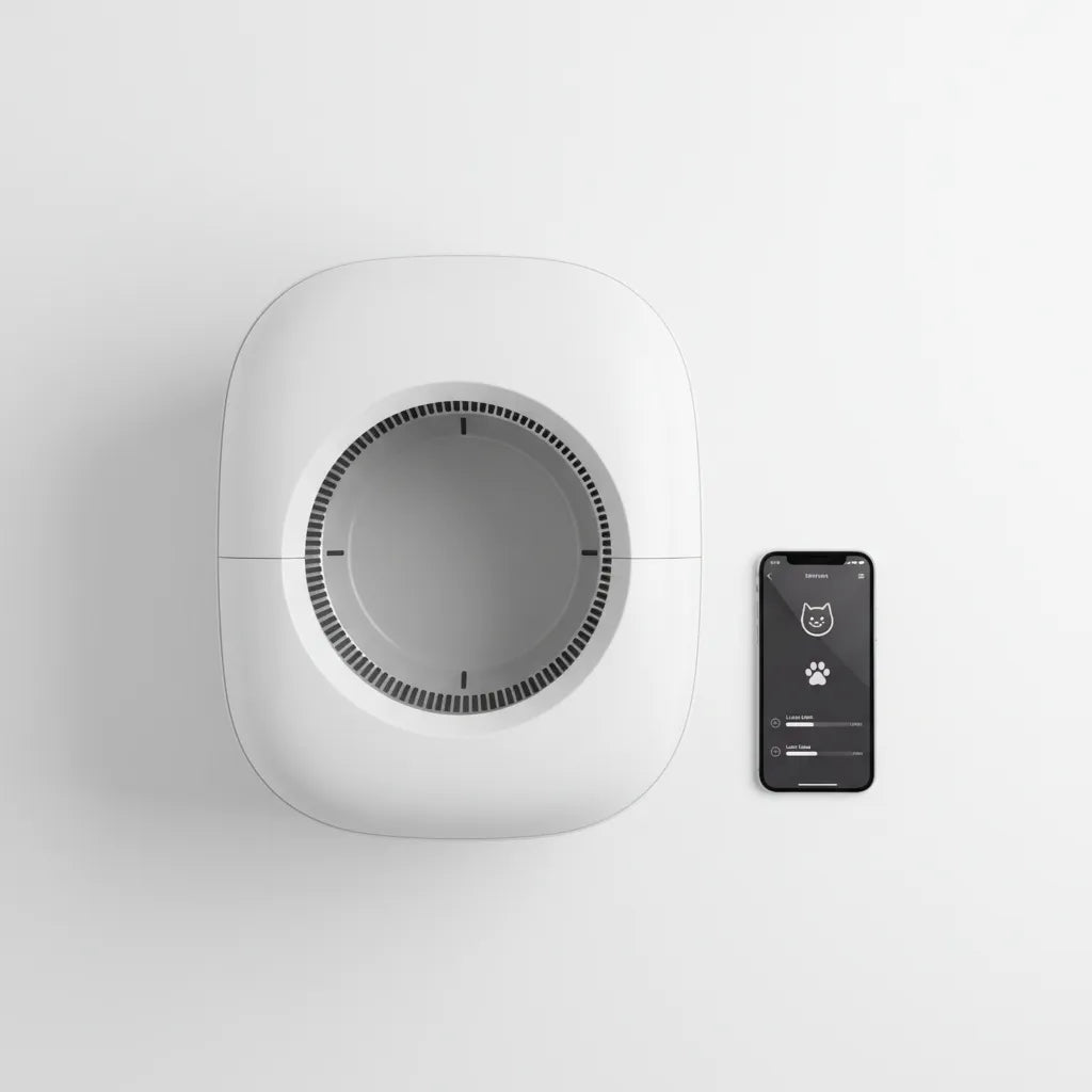 Purrfect Pet Kingdom® - Smart Automated Litter Box for Cats – Self Cleaning Tech - Cat Litter Boxes