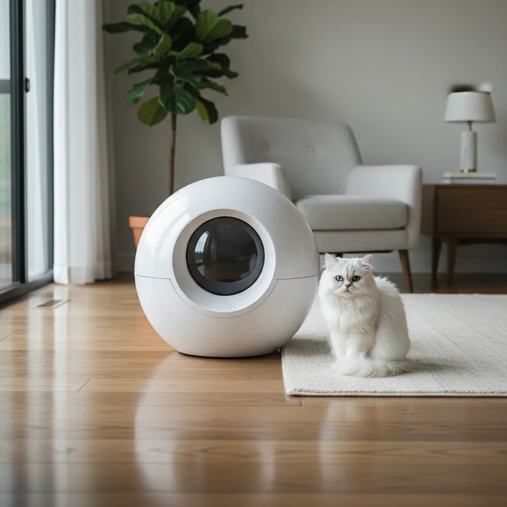 Purrfect Pet Kingdom® - Smart Automated Litter Box for Cats – Self Cleaning Tech - Cat Litter Boxes