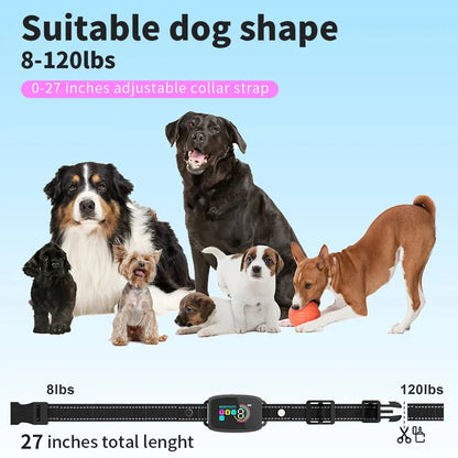 Purrfect Pet Kingdom® - Smart Automatic Anti Barking Dog Collar Rechargeable Bark - Pet Training Aids