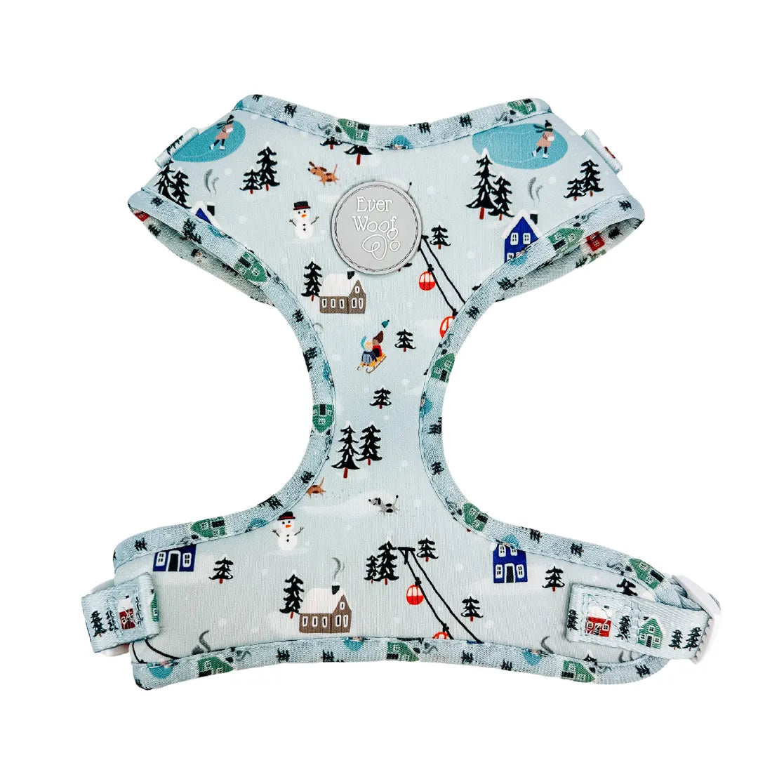 Purrfect Pet Kingdom - Snowy Slopes Breathable Neoprene Adjustable Winter Dog Har - Harnesses