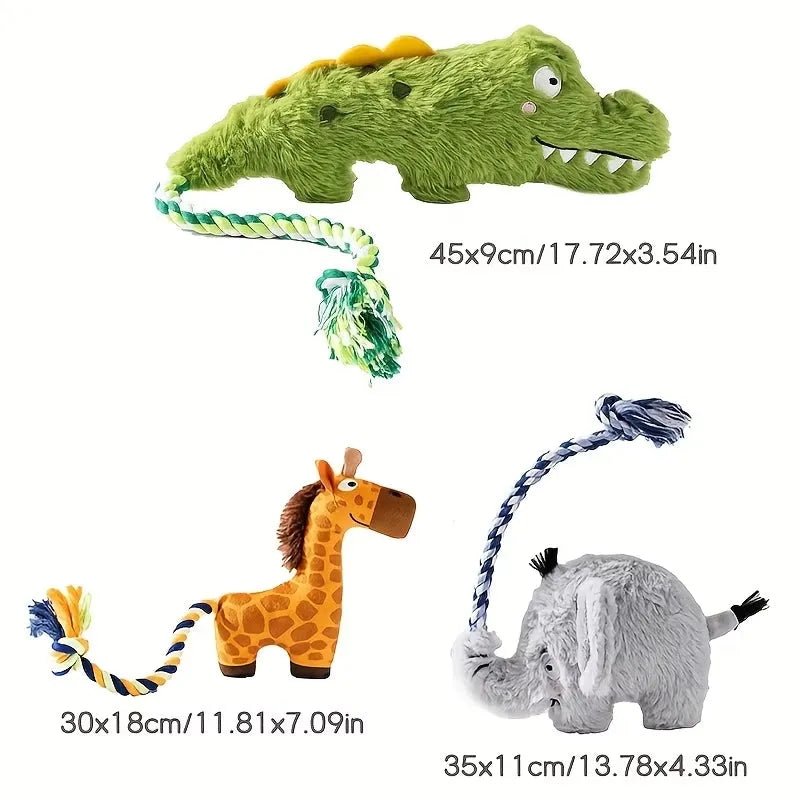 Purrfect Pet Kingdom® - Squeaky Toys For Dogs - Dog Toys Plush, Funny Stuffed - Dog Toys