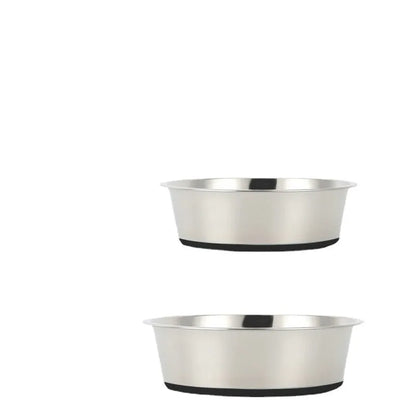 Purrfect Pet Kingdom® - Stainless Steel Anti-tumble Pet Dog Bowl - Bowls