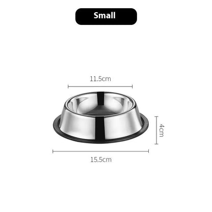Purrfect Pet Kingdom® - Stainless Steel Dog Bowl Anti-fall Non-slip - Bowls
