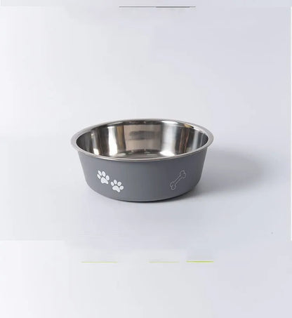 Purrfect Pet Kingdom® - Stainless Steel Rice Bowl Dog Basin - Bowls