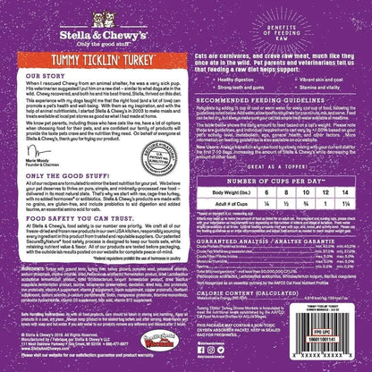 Purrfect Pet Kingdom Stella & Chewy's Freeze Dried Dinner Tummy Ticklin' Turkey for Puppies, 3.5oz, by The Family Pet.