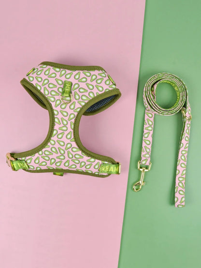 Purrfect Pet Kingdom® - Summer Cute Pet's Chest-back Haulage Rope Package Suitable - Dog Harness