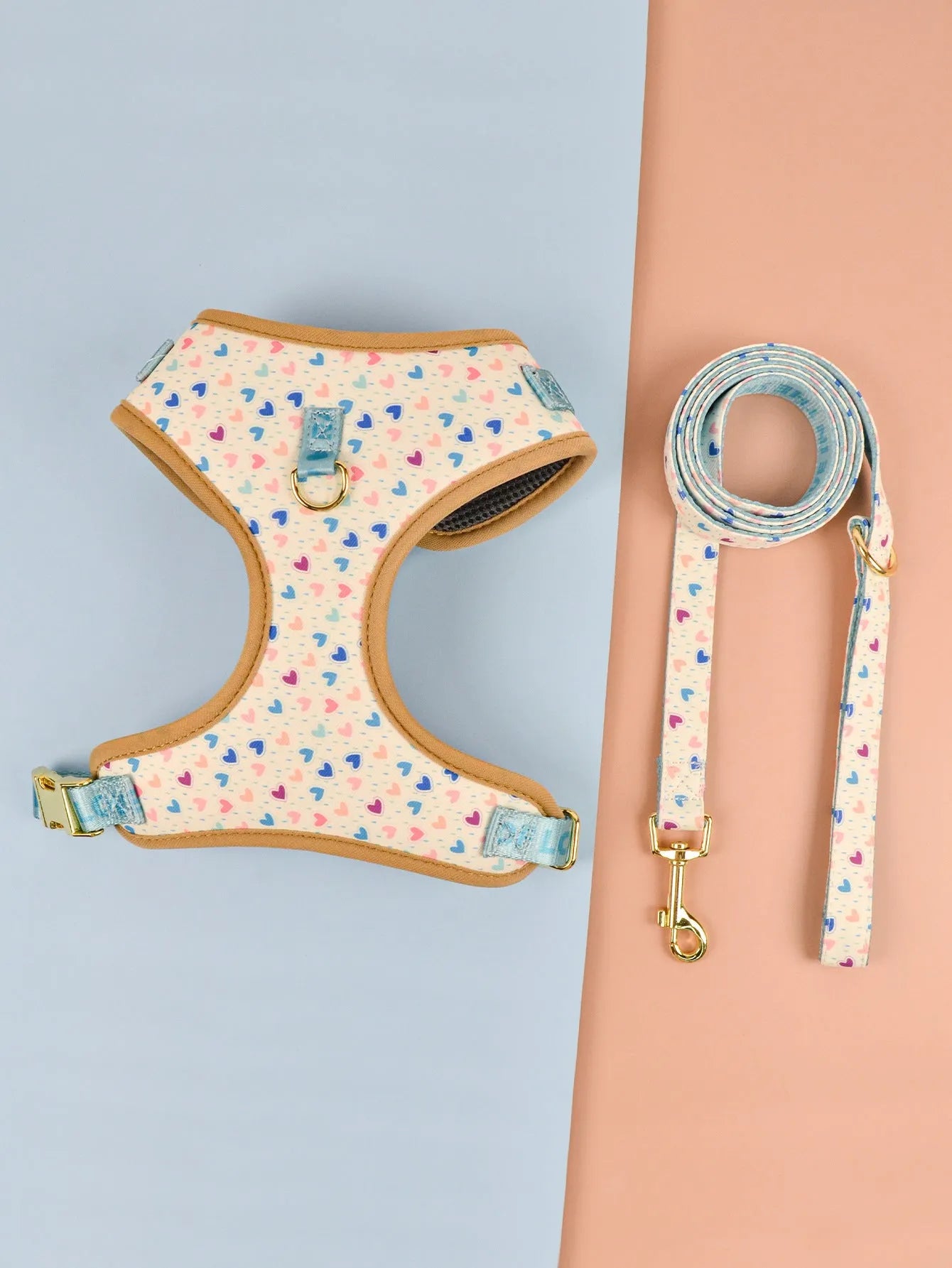 Purrfect Pet Kingdom® - Summer Cute Pet's Chest-back Haulage Rope Package Suitable - Dog Harness