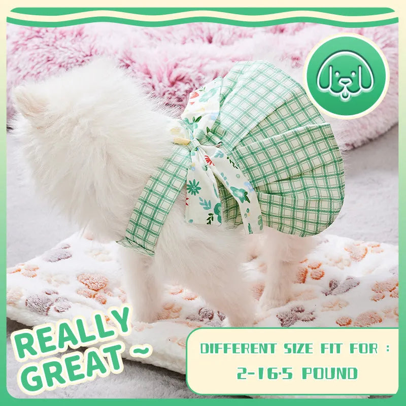 Purrfect Pet Kingdom® - Summer Small Dog Clothes Pet Harness With Leash Puppy - Dog Leashes