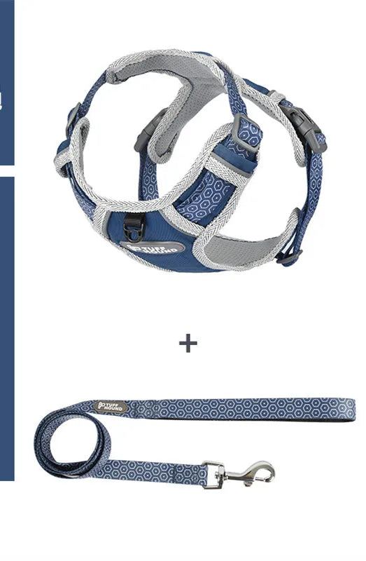 Purrfect Pet Kingdom® - The Dog's Chest Strap Goes Out And Walks Leash - Dog Harness