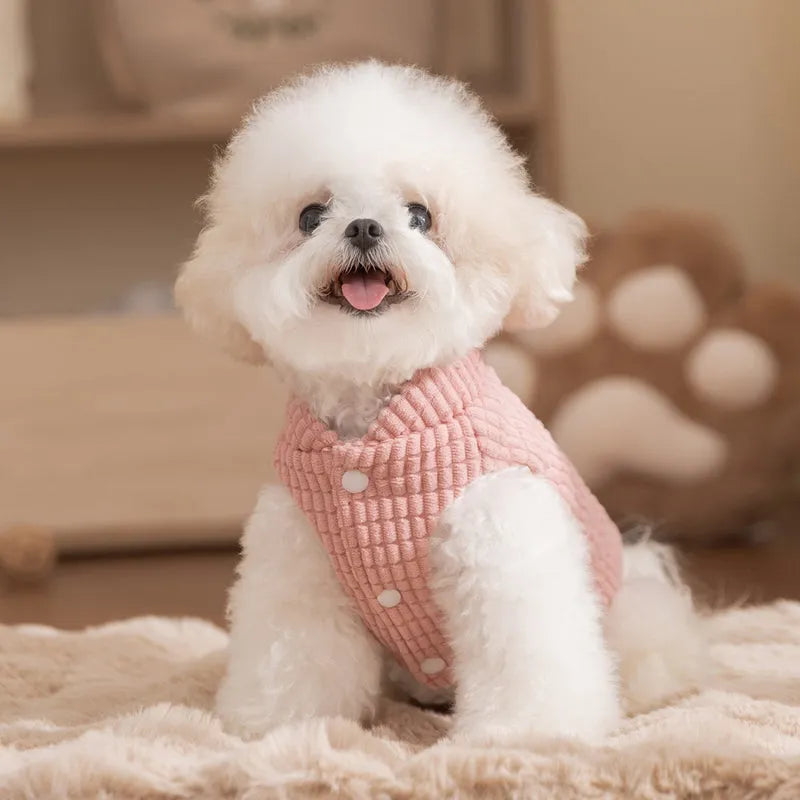 Purrfect Pet Kingdom® - Thick And Warm Dog Clothes For Autumn And Winter, Small And - Pet Coats