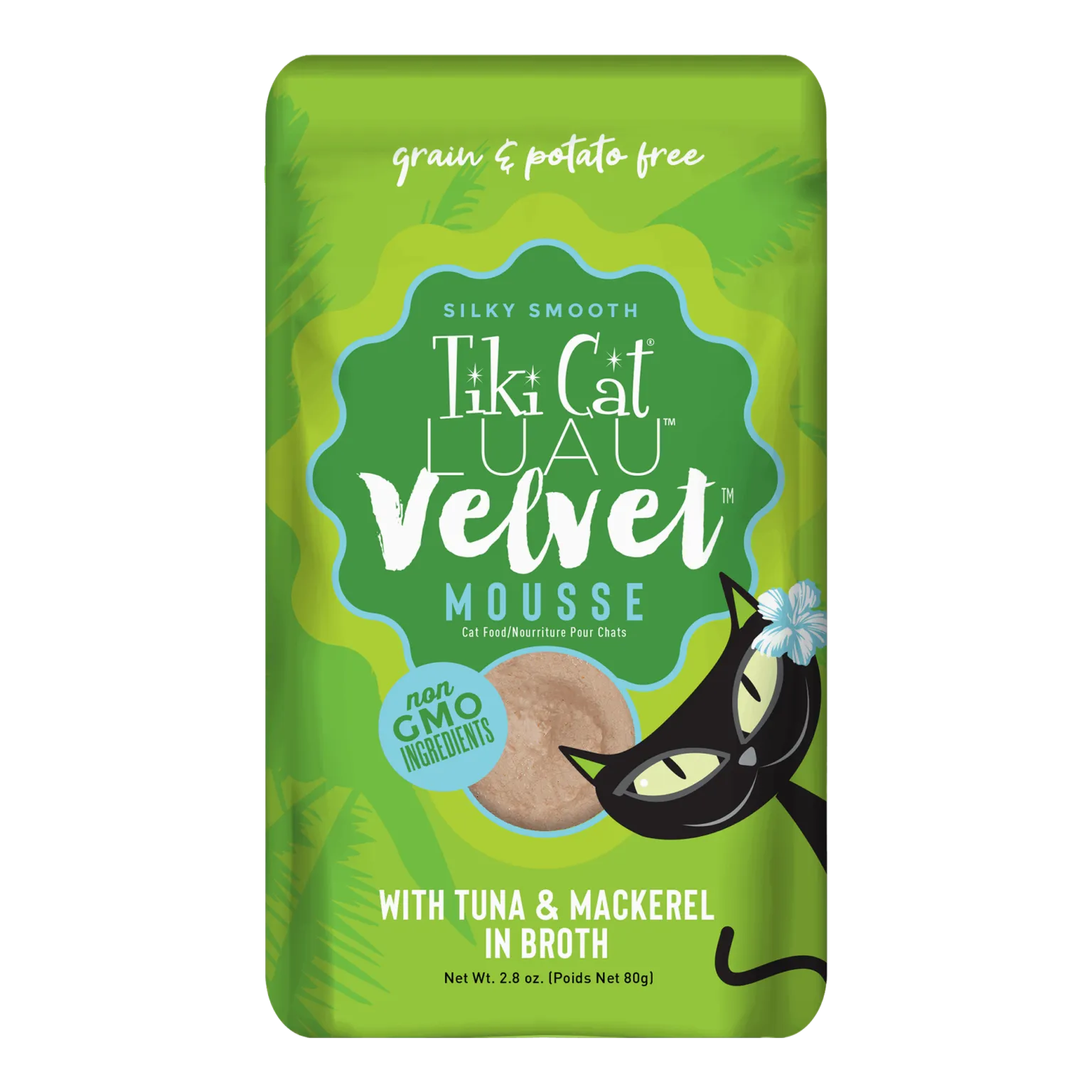 Purrfect Pet Kingdom® - Tikicat Adult Velvet Mousse Tuna and Mackerel (2.8oz) - Wet Cat Food