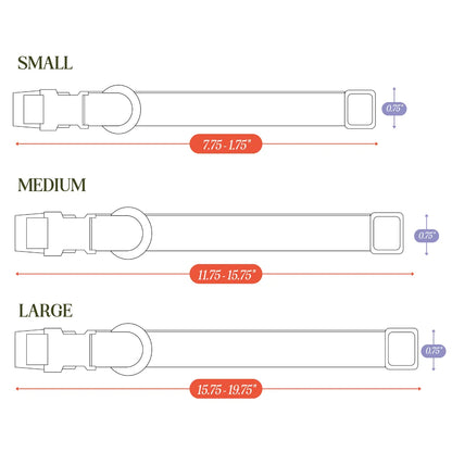 Purrfect Pet Kingdom® - Tilley + Me PVC Dog Collar - All Weather Waterproof Durable - Dog Collars