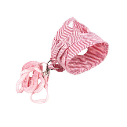 Purrfect Pet Kingdom® - Towing Rope Baby Rabbit Chinchilla Mink Pet Chest Strap Out - Dog Leashes