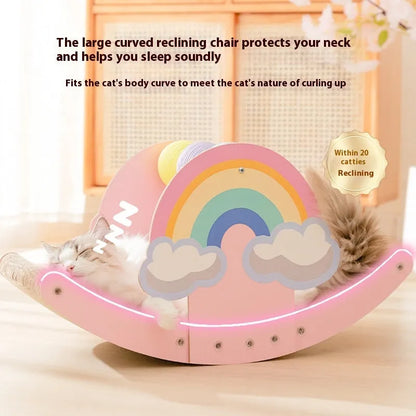 Purrfect Pet Kingdom® - Toy Rainbow Cat Scratch Board Wear-resistant - Cat Scratchers