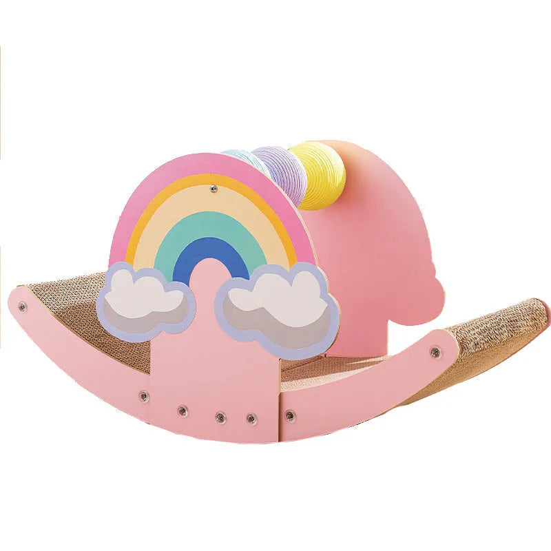 Purrfect Pet Kingdom® - Toy Rainbow Cat Scratch Board Wear-resistant - Cat Scratchers