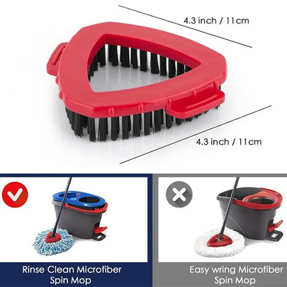 Purrfect Pet Kingdom - Triangular Brush Cleaning Brush Replacement Head - Brushes