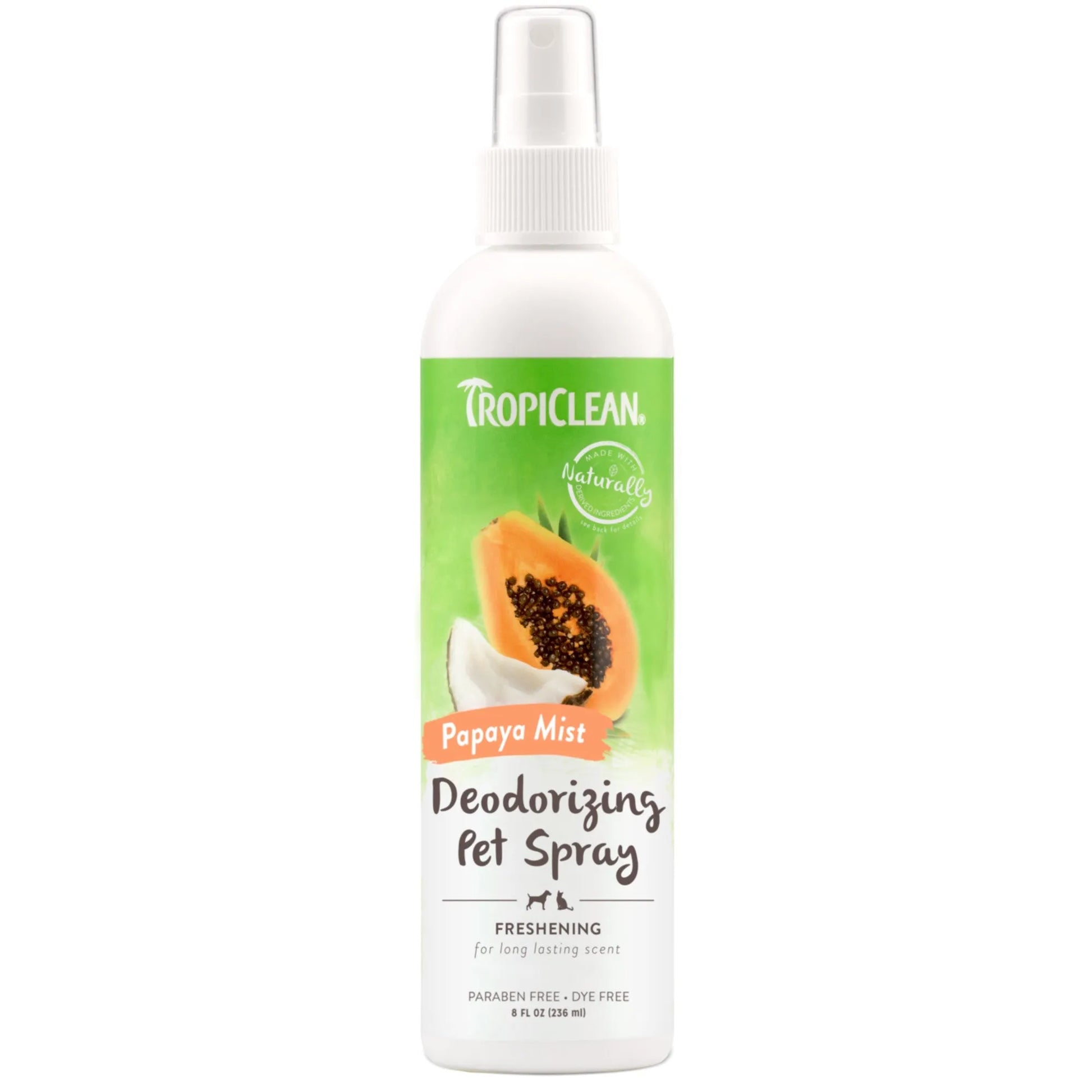 Purrfect Pet Kingdom - Tropiclean Papaya Mist Pet Spray - Deodorizer