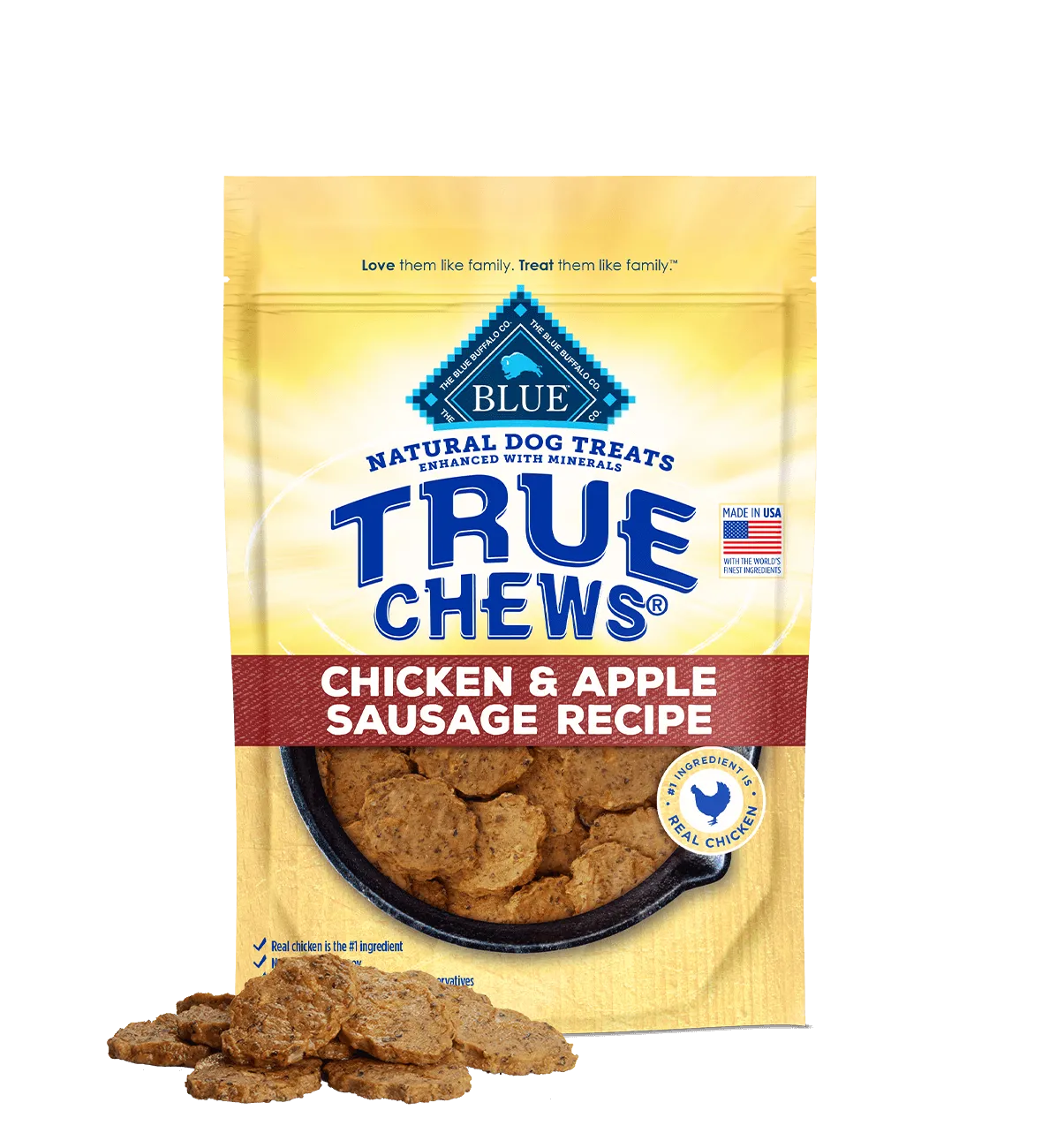 Purrfect Pet Kingdom - True Chews Chicken Apple Sausage Dog - Treats