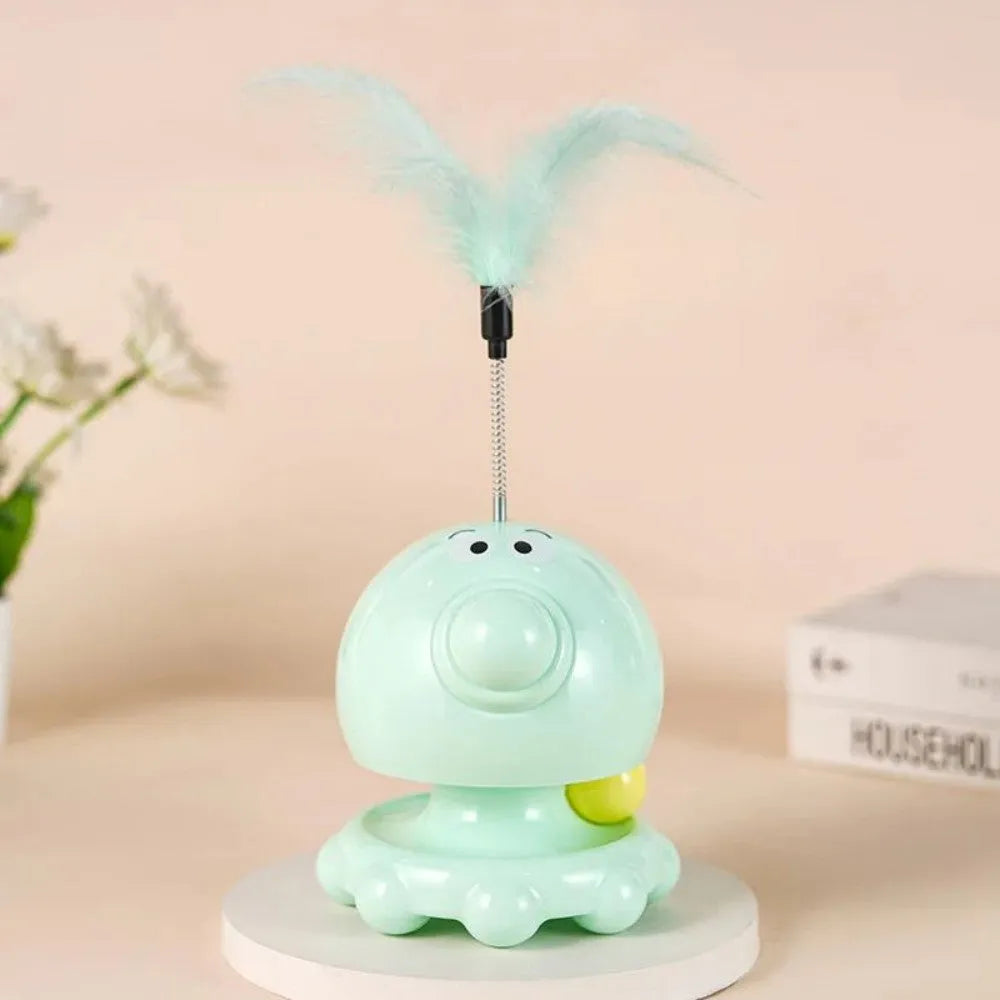 Purrfect Pet Kingdom® - Tunnel Funny Cat Ball Leaking Food Funny Cat Stick Cat - Cat Toys