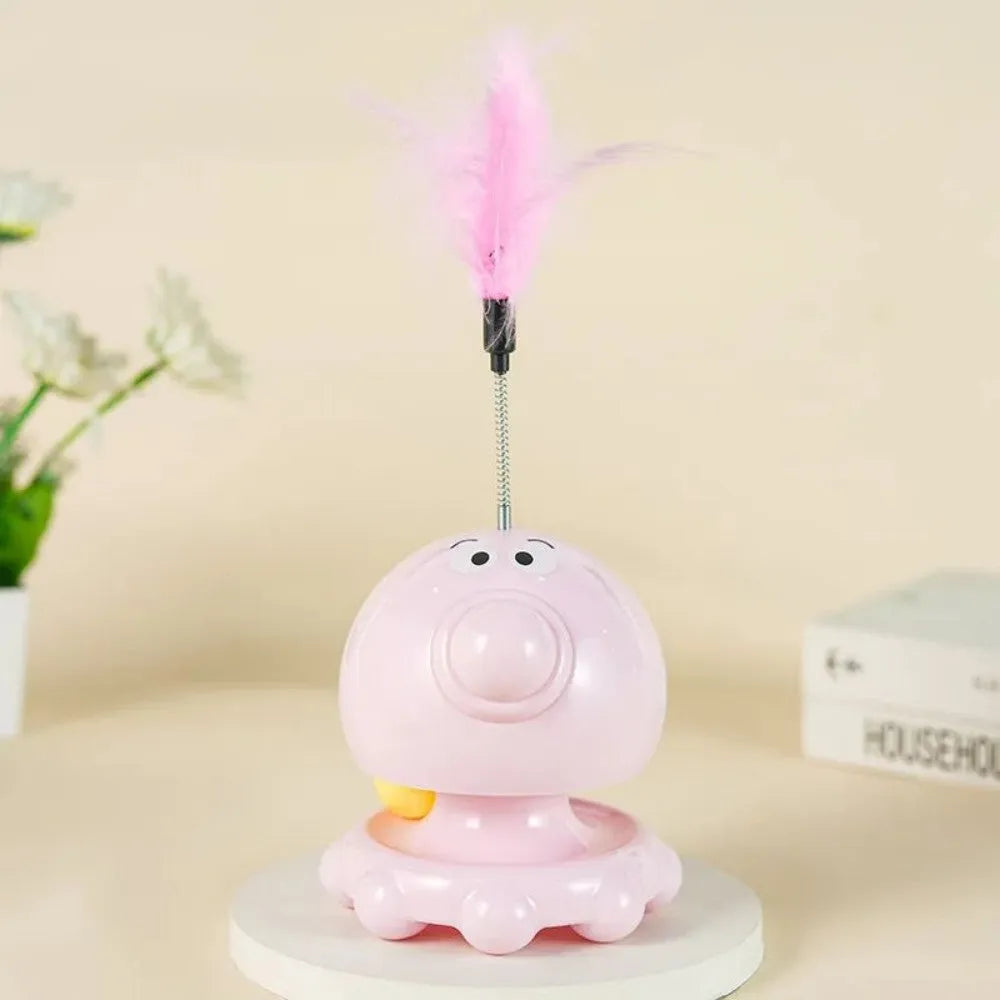 Purrfect Pet Kingdom® - Tunnel Funny Cat Ball Leaking Food Funny Cat Stick Cat - Cat Toys