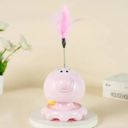 Purrfect Pet Kingdom® - Tunnel Funny Cat Ball Leaking Food Funny Cat Stick Cat - Cat Toys