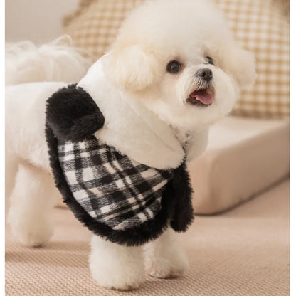 Purrfect Pet Kingdom® - Two-piece Set Of Dog Clothes For Winter Warmth, Small Dog - Pet Dresses