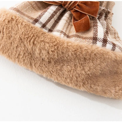 Purrfect Pet Kingdom® - Two-piece Set Of Dog Clothes For Winter Warmth, Small Dog - Pet Dresses