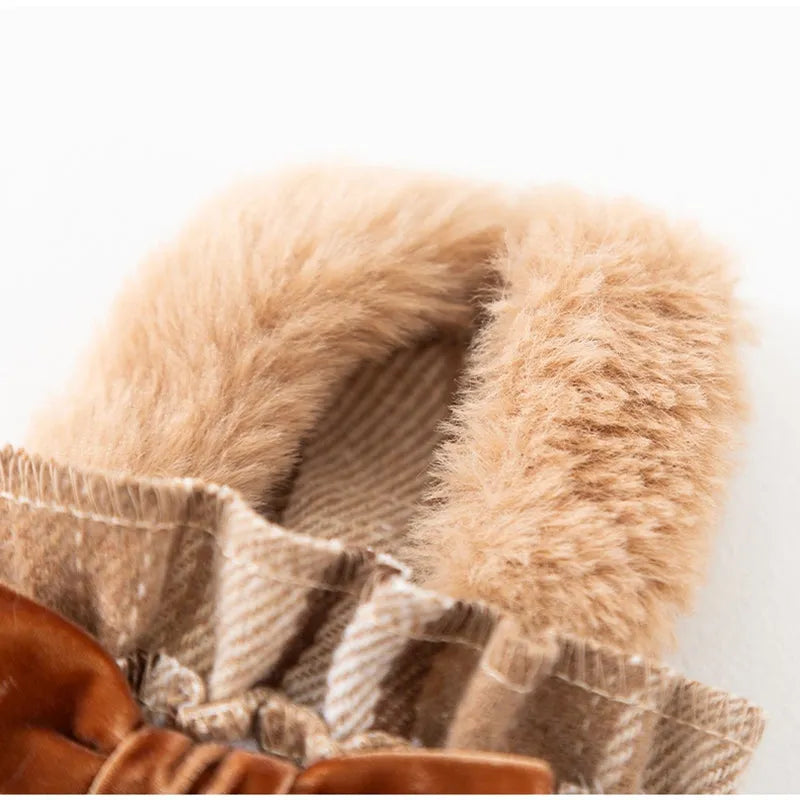 Purrfect Pet Kingdom® - Two-piece Set Of Dog Clothes For Winter Warmth, Small Dog - Pet Dresses