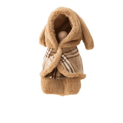 Purrfect Pet Kingdom® - Two-piece Set Of Dog Clothes For Winter Warmth, Small Dog - Pet Dresses