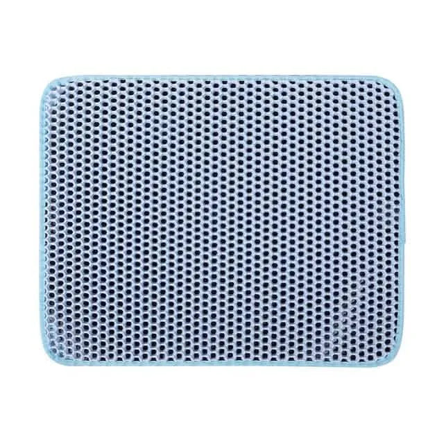 Purrfect Pet Kingdom® - Waterproof Double Layer Cat Litter Trapping Mat for Kitties - Mats