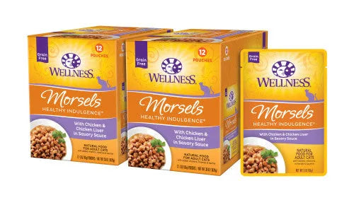 Purrfect Pet Kingdom® - Wellness Adult Pouch Healthy Indulge Morsels Chicken and - Wet Cat Food